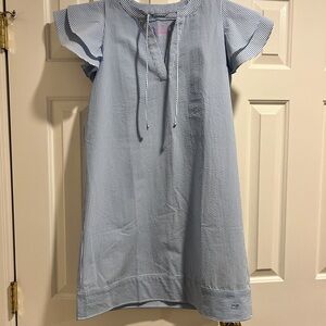 Vineyard Vines Blue and White Striped Dress